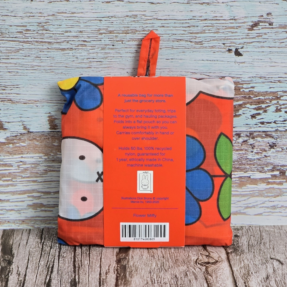 *NWT* BAGGU X MIFFY Floral Standard Bag - Picture 4 of 7